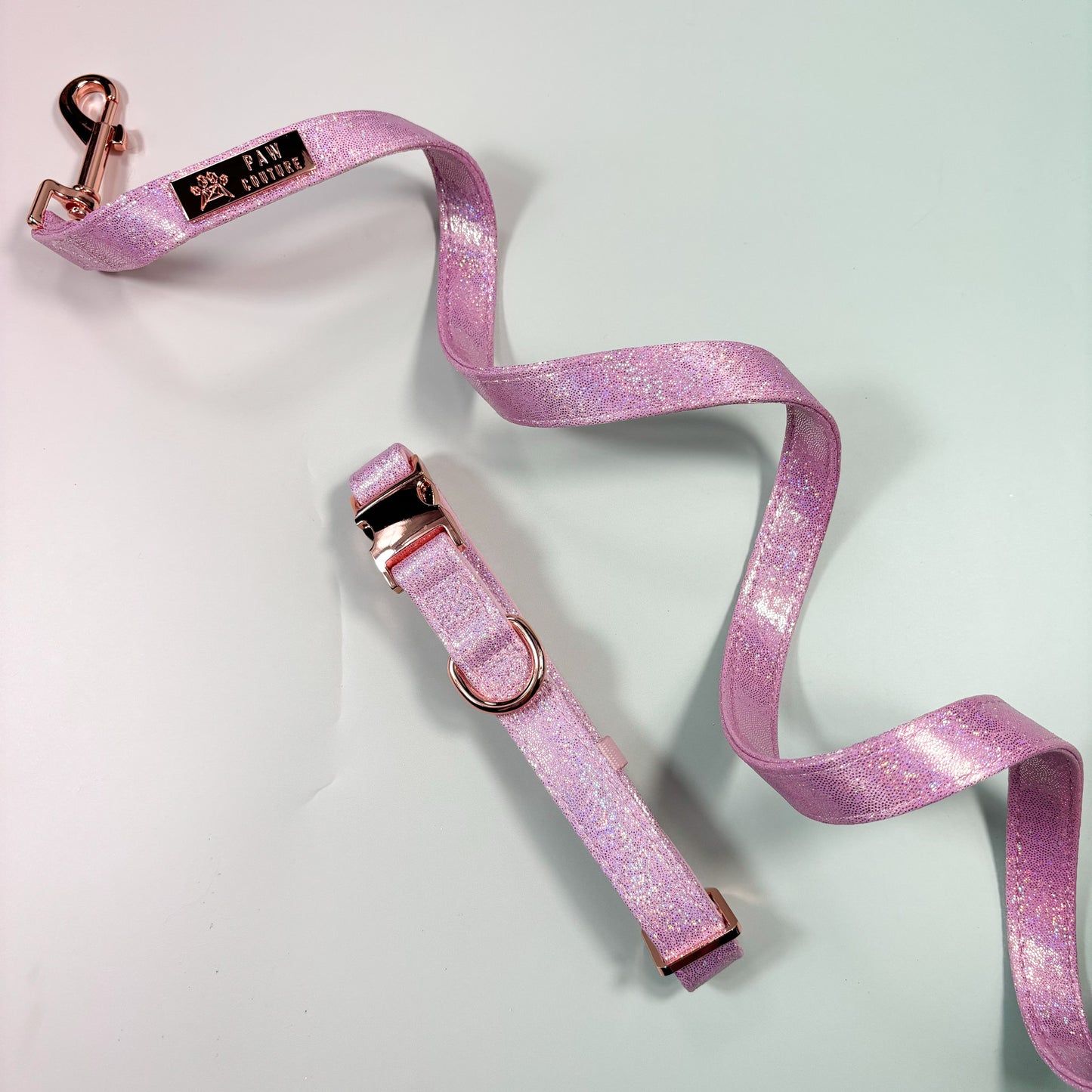 Pink Champagne Party Deluxe  - Collar & Lead Bundle