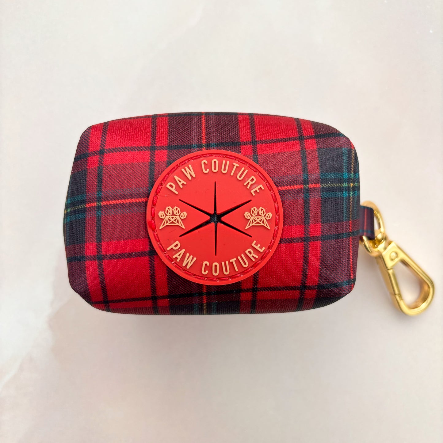 Tartan Deluxe Poo Bag Holder