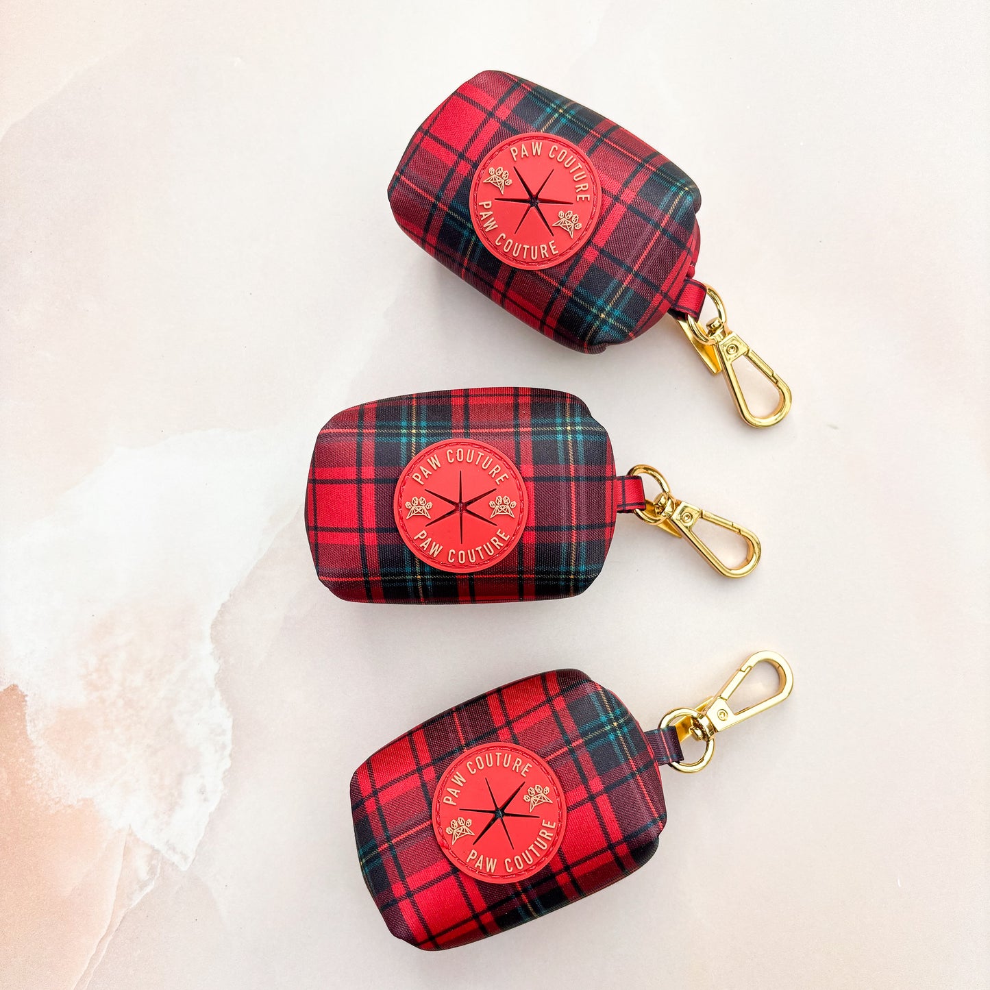 Tartan Deluxe Poo Bag Holder