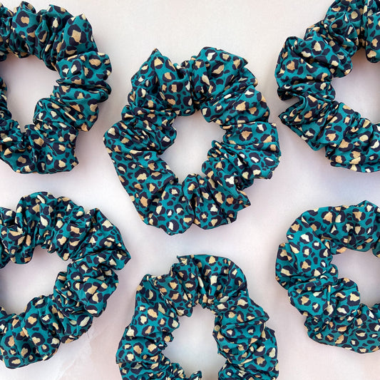Emerald Safari Deluxe Scrunchie