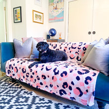 Load image into Gallery viewer, Blush Safari Extra Large Multi-use Fleece Blanket
