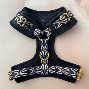 Opulence Deluxe Vegan Leather Adjustable Harness & Lead Bundle