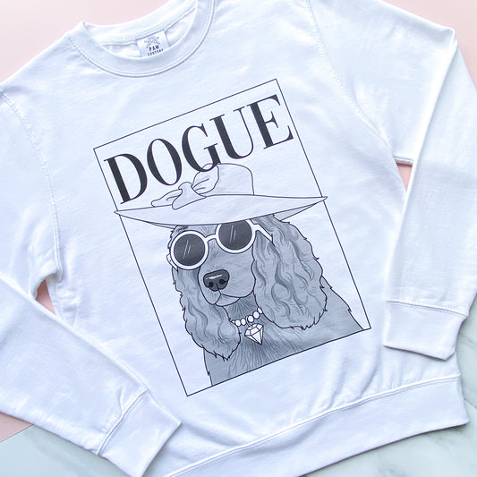 Dogue White Sweatshirt