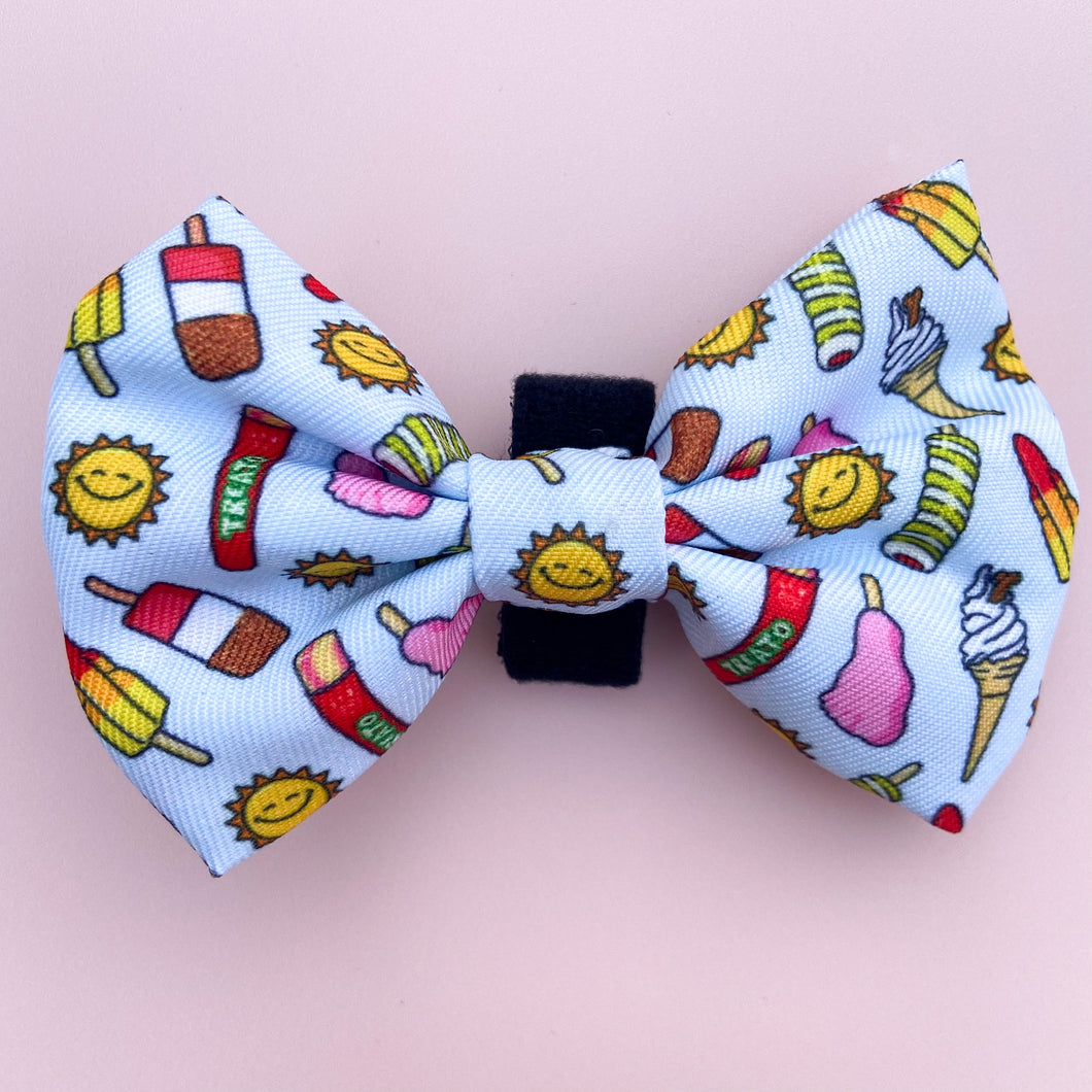 Ice Ice Doggy Bow Tie