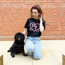 Load image into Gallery viewer, Dog Mum Leopard White T-shirt

