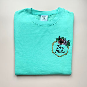 Floral Dog Mama Embroidered Peppermint Sweatshirt