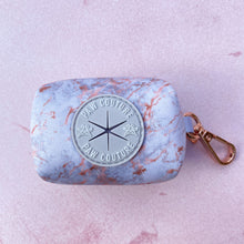 Load image into Gallery viewer, Rose Gold Marble Deluxe Poo Bag Holder
