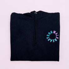 Load image into Gallery viewer, Dog Walk Ready Embroidered Black Hoodie
