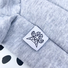 Load image into Gallery viewer, The Goodest Boy Grey Embroidered Zip up Dog Hoodie
