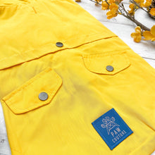 Load image into Gallery viewer, Yellow Waterproof Dog Rain Jacket
