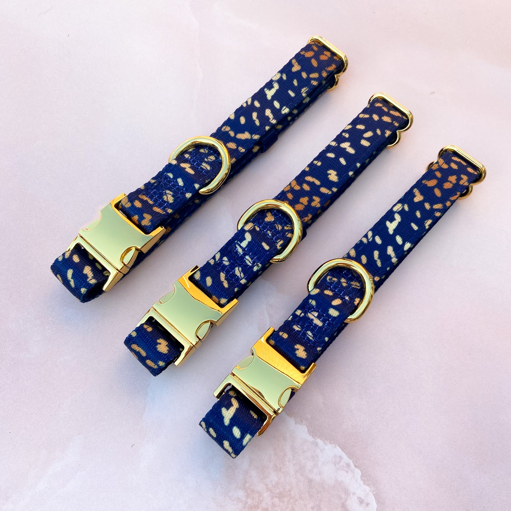 Golden Confetti Deluxe Collar – Paw Couture