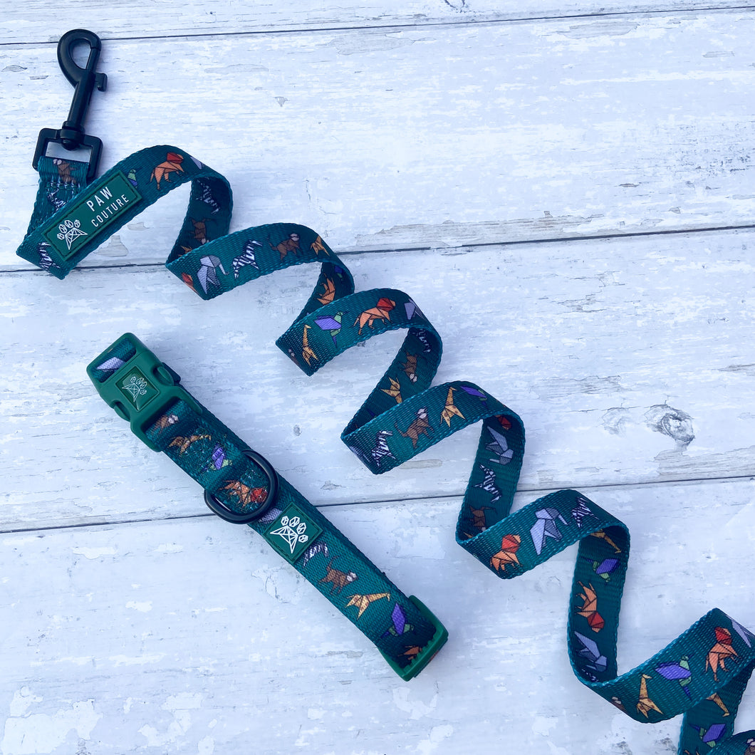 Origami Safari  - Collar & Lead Bundle