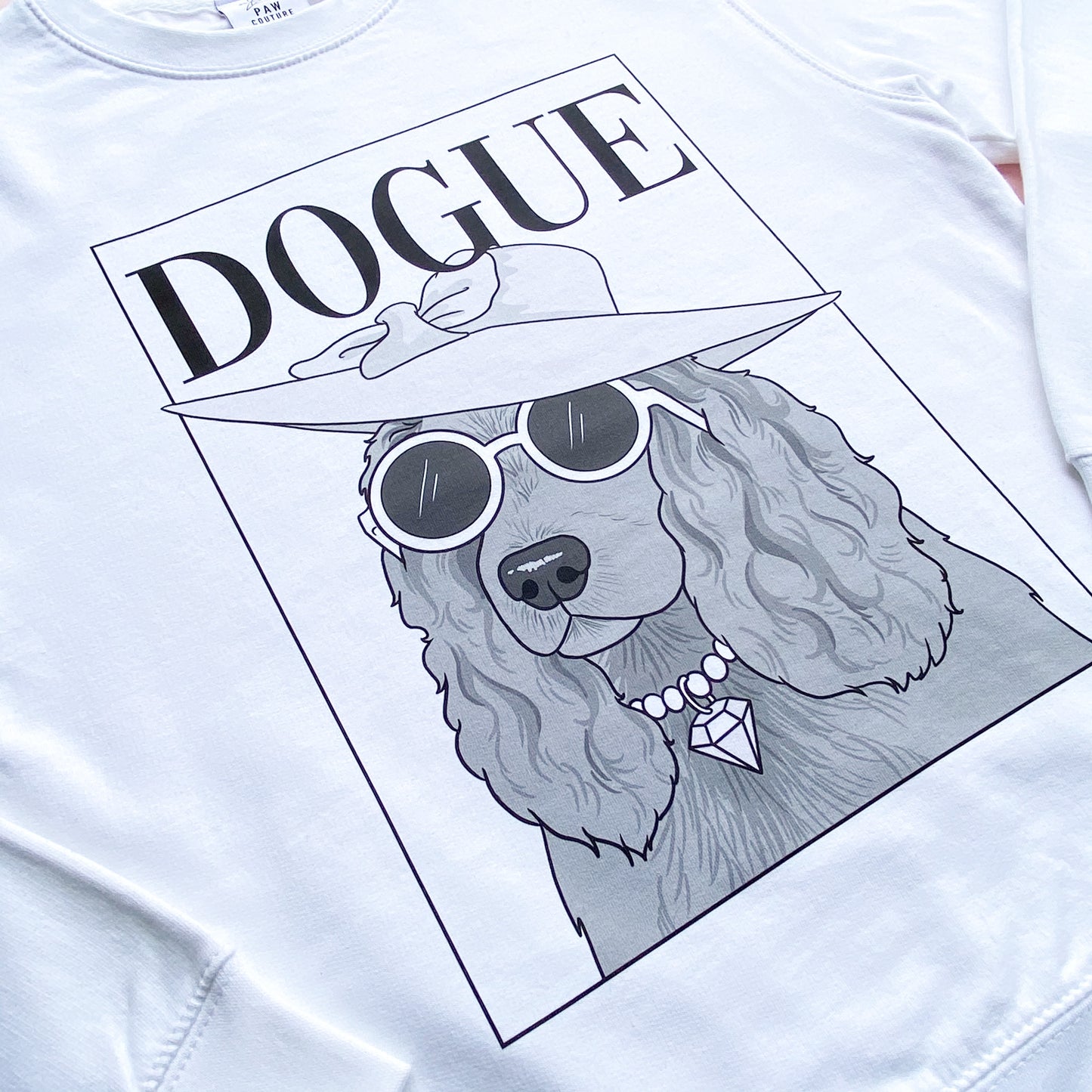 Dogue White Sweatshirt
